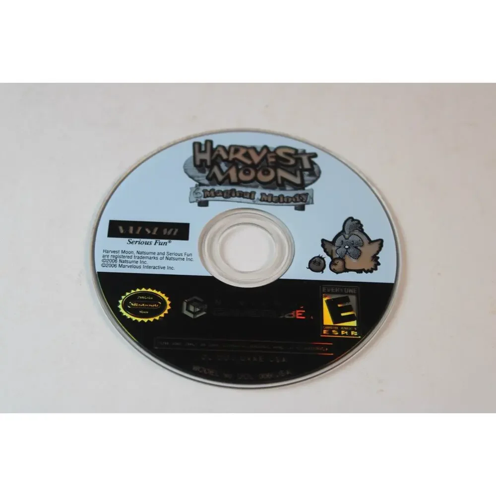 Harvest Moon: Magical Melody (Nintendo GameCube, 2006) Game Only, Tested/Works